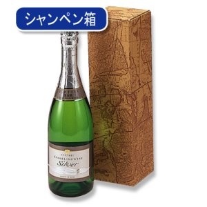 画像1: 送料無料・シャンペン1本入箱 「200箱」E段　適応瓶：約90φ×330Hまで