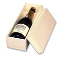 送料無料・シャンパン1本用箱「30箱」ファルカタ木材　適応瓶：約95φ×324Hまで