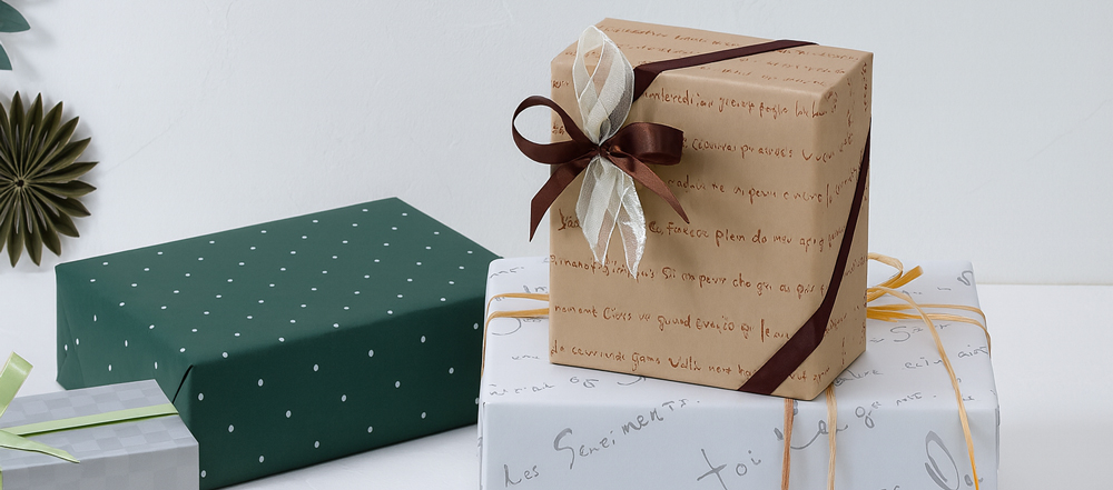 ギフトラッピング資材のイメージ