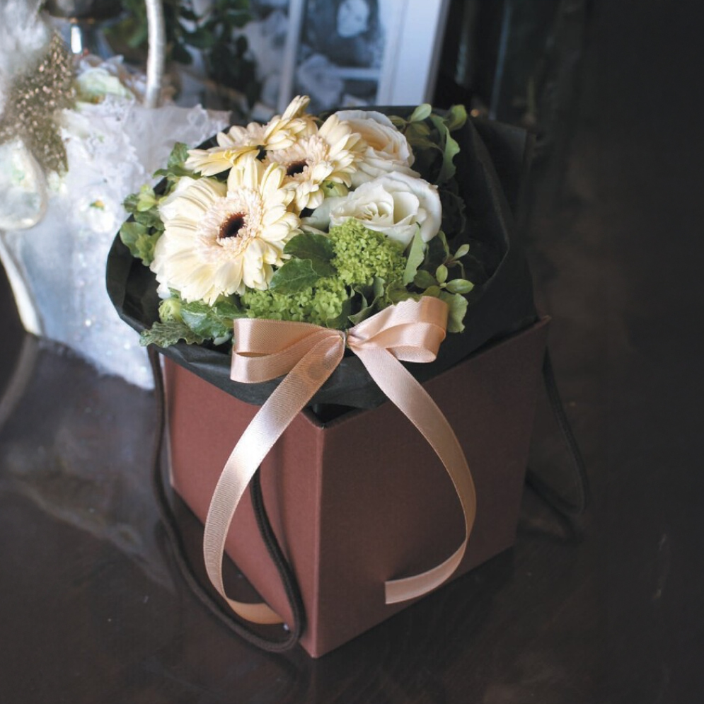 チョコ用ギフト箱 黒白