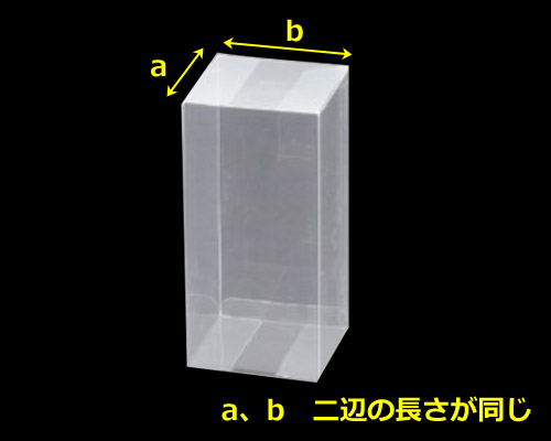 正方(縦横 同寸)クリアケース