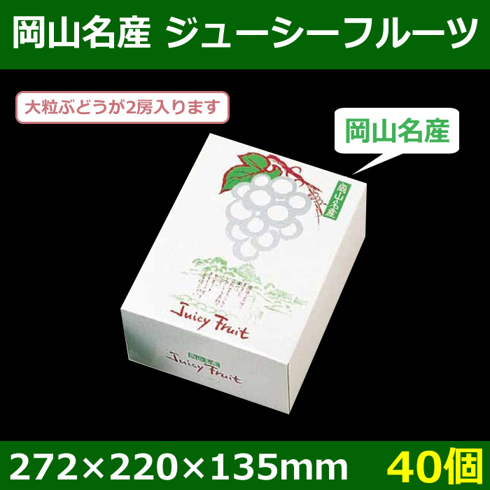 送料無料 フルーツギフトボックス 岡山名産ジューシーフルーツ 272 2 135mm 40個 段ボール箱と梱包資材のin The Box インザボックス 送料無料 フルーツギフトボックス 岡山名産ジューシーフルーツ 272 2 135mm 40個 段ボール箱と梱包資材のin The Box インザボックス