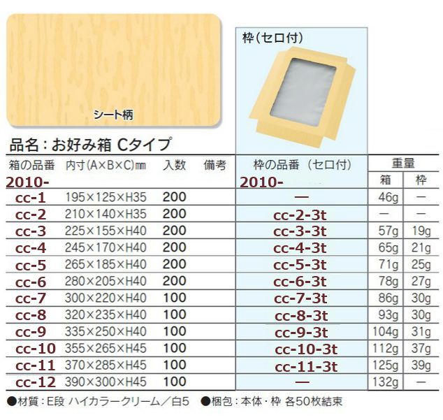 身フタかぶせ式ダンボール箱