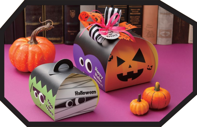 送料無料 菓子用ギフト箱 バルーンbox オバケ 110 110 110 Mm 100個