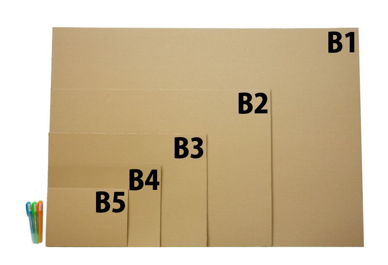ダンボール板/B2サイズ対応 520×733mm 「30枚」 | 段ボール箱と梱包資材のIn The Box（インザボックス）
