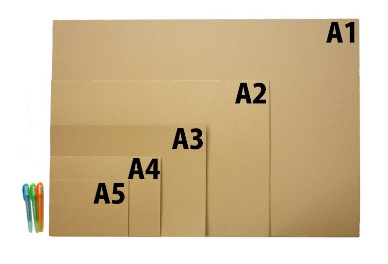 ダンボール板/A3サイズ対応 302×425mm 「50枚」 段ボール箱と梱包資材のIn The Box（インザボックス）