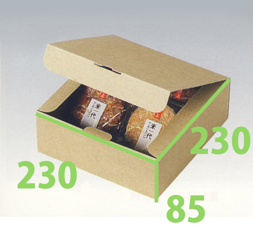 送料無料 ブリキ缶サイズお好み箱 230 230 85mm 100枚 段ボール箱と梱包資材のin The Box インザボックス