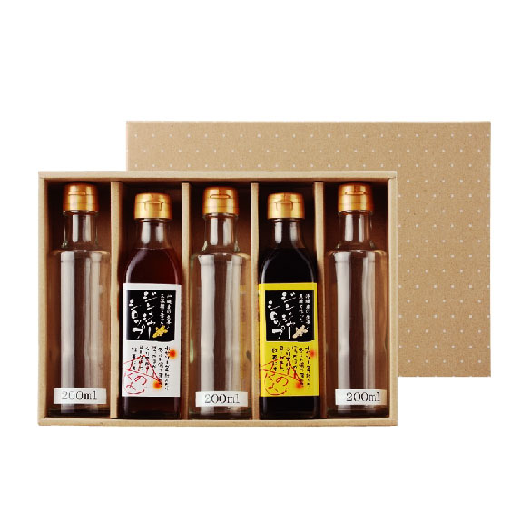 調味料ギフトボックス0ml 5本箱 192 275 52mm 100箱 適応瓶 約46f 190hまで 代引き不可 段ボール箱と梱包資材のin The Box インザボックス