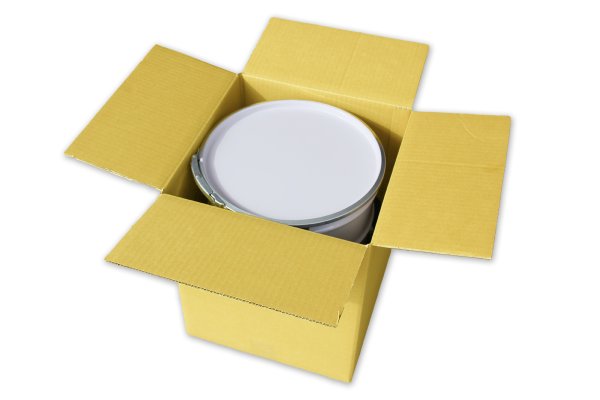 画像2: ペール缶(20リットル缶)用ダンボール箱  326×326×385mm「1枚」 (2)