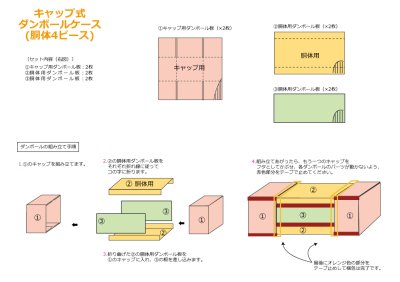 画像2: キャップ式ダンボール