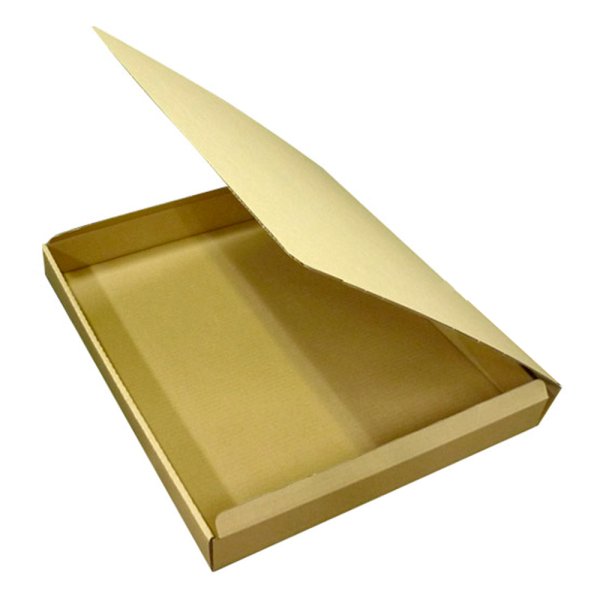 画像1: スーツ、アパレル用「身・ふた一体式」ダンボール箱 「小」 510×410×56mm「20箱」 (1)