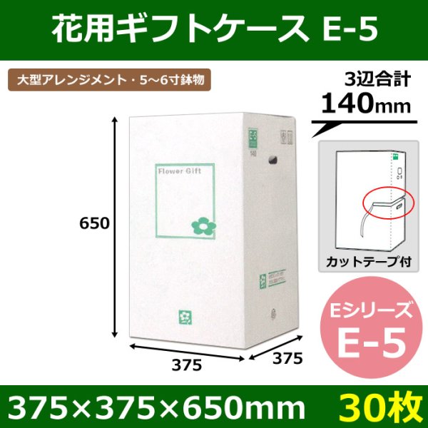 画像1: 送料無料・花用ギフトケースE-5 エコノミータイプ 375×375×650mm／770 「30枚」 (1)