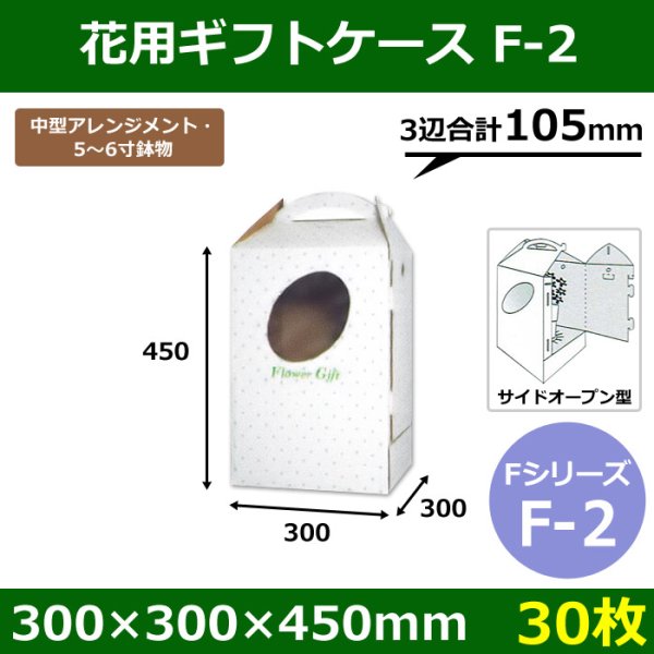 画像1: 送料無料・花ケースF-2 手提げ・箱型両用タイプ 300×300×450mm 「30枚」 (1)