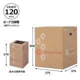 花用ギフトケースMB-60 185×185×220/270mm 「80枚」| ダンボール 花用ギフトケースMB-60 185×185×220/270mm 「80枚」| ダンボール