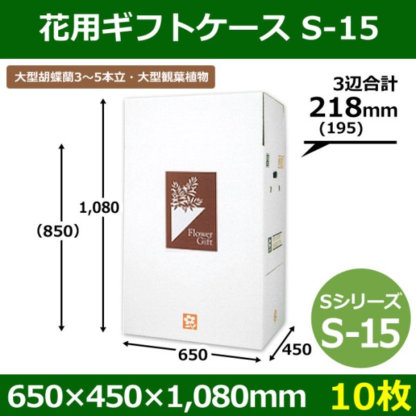 画像1: 送料無料・花用ギフトケースS-15 サイズ調節可能 650×450×1,080(850)mm 「10枚」 (1)