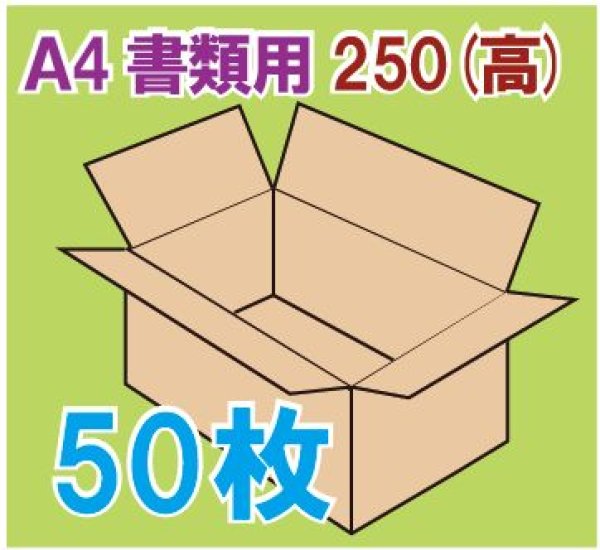 ダンボール箱 「A4書類サイズ（310×220×250mm） 50枚」 段ボール箱と梱包資材のIn The Box（インザボックス）