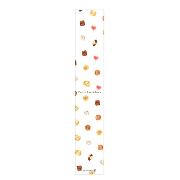 画像1: 送料無料・掛け紙 プティフール セック 帯 7 70×400mm「100枚」 (1)