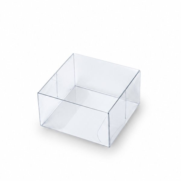 画像1: 送料無料・マカロンクリアケース 55×55×33mm「300枚」 (1)