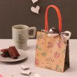 画像2: 送料無料・手提袋（洋菓子用）ミニバッグ CACAO 120×60×130mm「200枚」 (2)