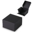 画像1: 送料無料・ギフト箱（洋菓子用）マテリアルキューブ ノワール 125×125×80mm「100枚」 (1)