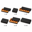 画像2: 送料無料・ギフト箱（洋菓子用）ボンボンショコラ ブラック 114×38×28mm「100枚」 (2)