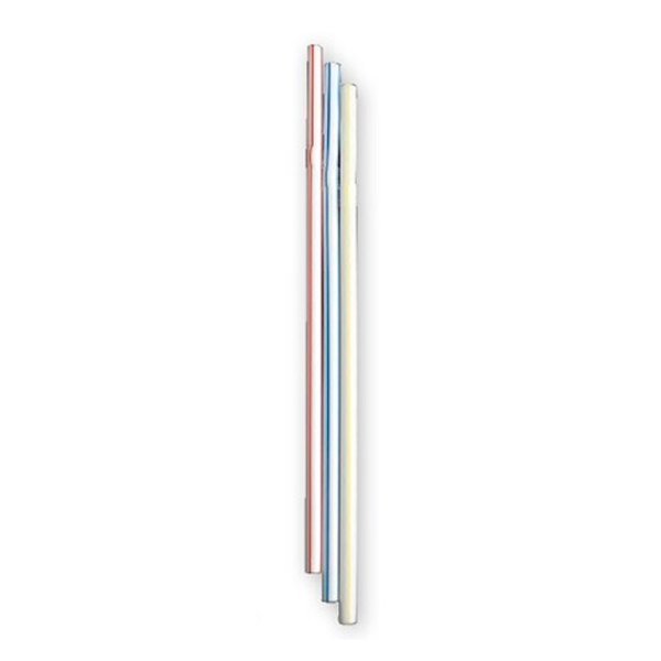 画像1: 送料無料・ストロー フレックス ハダカ アソート 100P 6φ×210mm「20,000本」 (1)