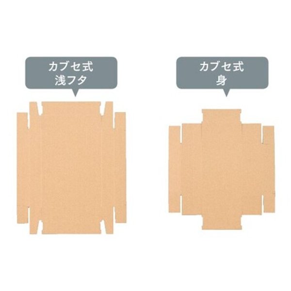 画像2: 送料無料・ダンボール（陶器用）IWシリーズ（カブセ式） 231×128×9mmほか「50枚から」 (2)