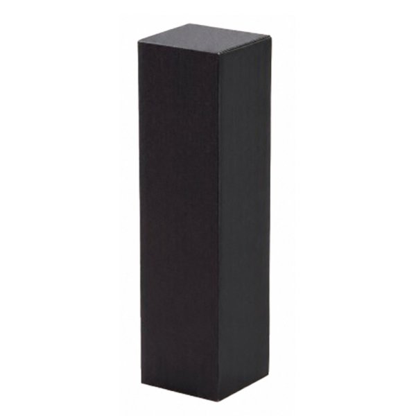 画像1: 送料無料・ギフト箱（酒用）レガロ720ml 1本 流氷 黒 85×85×320mm「200枚」 (1)