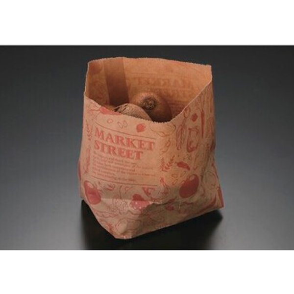 画像2: 送料無料・袋（青果用）SHバッグ 舟底 赤 ひも有/無 215×90×145mm「400枚・1,000枚」 (2)