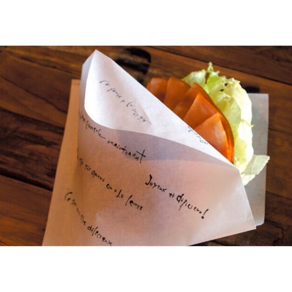 画像2: 送料無料・袋(食品用)マルセイユバーガー紙袋 120×122mmほか「100枚~6,000枚」 (2)