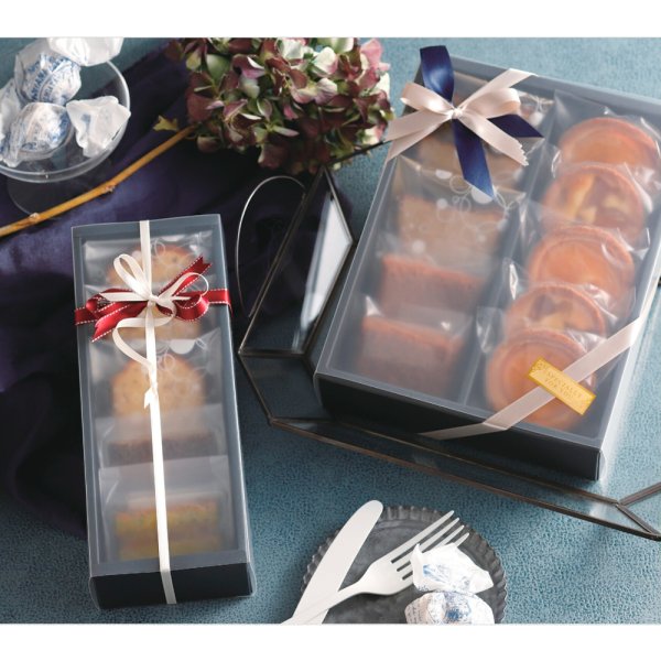 画像2: 送料無料・ギフト箱(菓子用)ガトースリーブ 240×90×60mmほか「50枚・100枚」 (2)