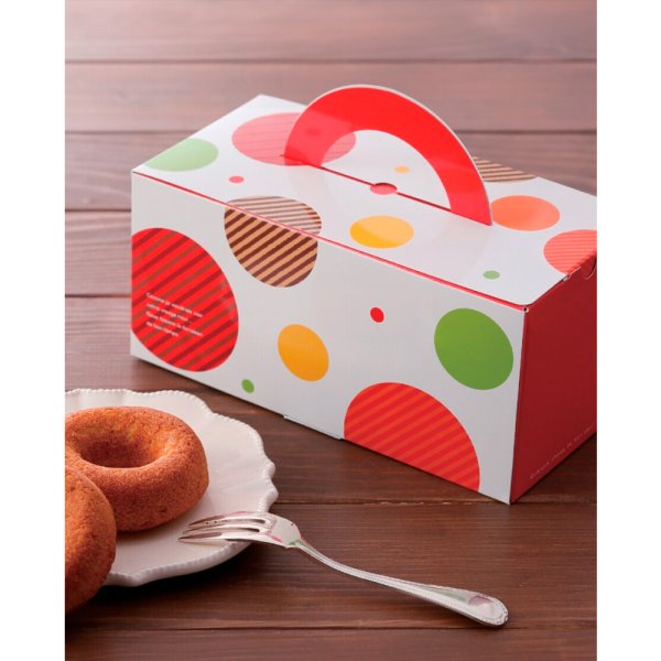 画像2: 送料無料・ギフト箱(洋菓子用)ハンディBOX コロン 103×95×95mmほか「100枚・200枚」 (2)