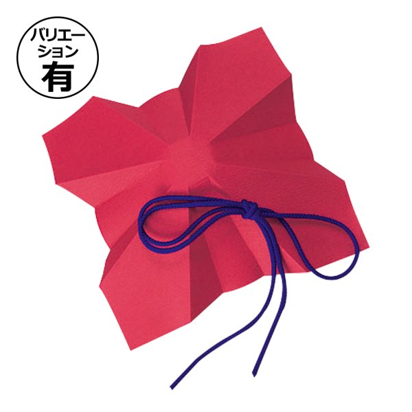 画像1: 送料無料・掛け和紙・紐セット 175×175mm 全3色「100セット」 (1)