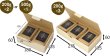 画像3: 送料無料・コーヒー用 パームヤシックスギフト箱 200g 2ヶ~4ヶ入 180×135×60mm「100枚」 (3)