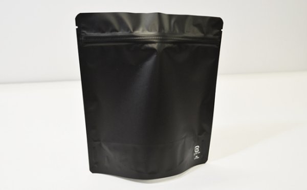画像5: 送料無料・袋(コーヒー用)アルミスタンドチャック袋500g バルブ無 茶/黒 220×110×260mm「50枚・500枚」 (5)