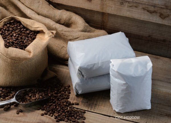 画像4: 送料無料・袋(コーヒー用)HDガゼット袋(白)80×60×220mmほか 全3種「1,000枚」 (4)