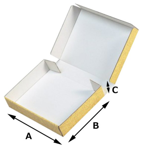 画像3: 送料無料・ギフト箱 送リ箱(精肉鮮魚用)262×193×48mmほか 全3種「100枚」 (3)