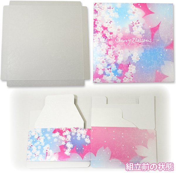 画像5: 送料無料・ギフト箱(菓子用)お重箱 180×180×75(60)mm 全7種「50枚」 (5)