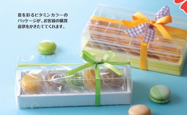 画像2: 送料無料・ギフト箱(菓子用)クレールBOX ミニ~L 110×74×30、フタ高さ70mmほか 全19種「100枚」 (2)
