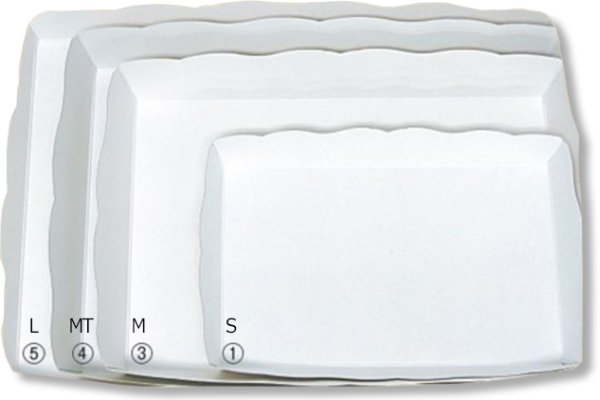 画像3: 送料無料・テイクアウト用 トレー 古紙比率60~80% サーフトレー 200×140×25(mm)ほか 全9種「400枚~8,000枚」 (3)