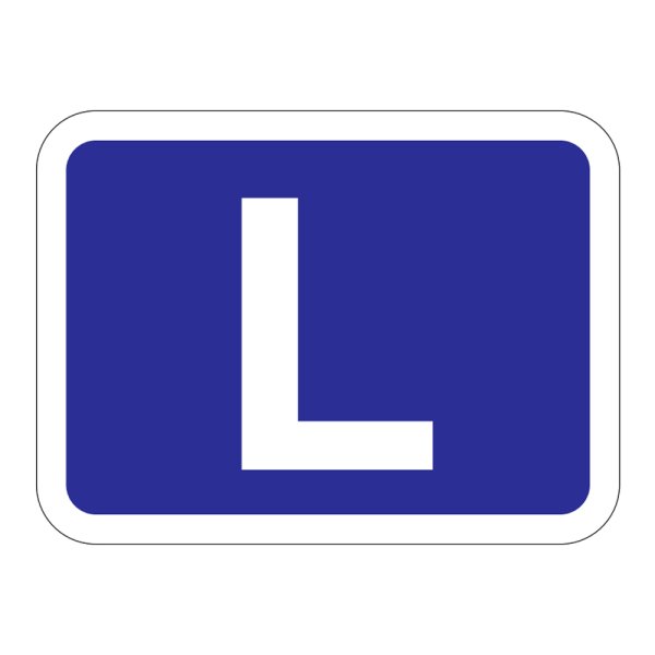 画像1: 送料無料・販促シール「L」40x29mm「1冊500枚」 (1)