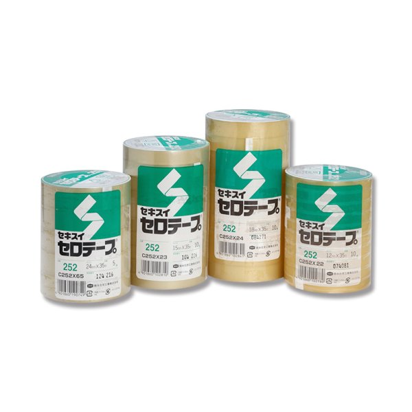 画像6: 送料無料・セロテープ No.252 幅24mm×35M巻ほか「5巻から」 (6)