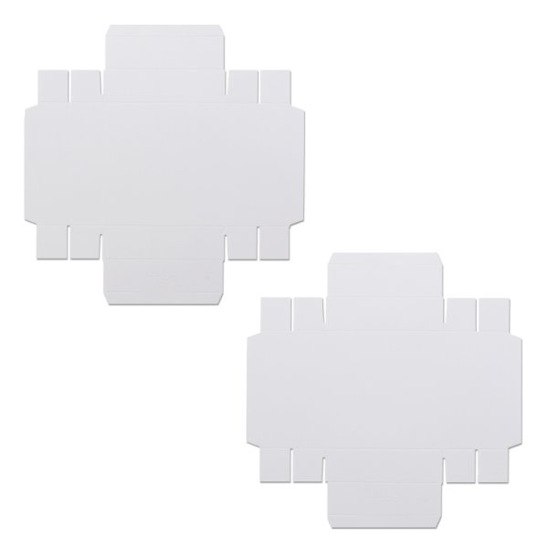 画像4: 送料無料・白無地箱（カード紙材質）140×140×40mm 「10枚から」 (4)