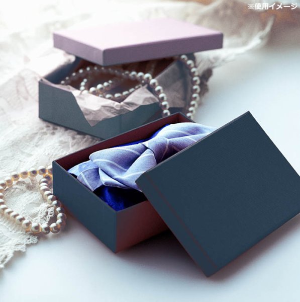 画像2: 送料無料・既製品 かぶせ式貼箱 67×85×27~160×250×85mm パール調原紙「50枚から」全3色×全5サイズ (2)