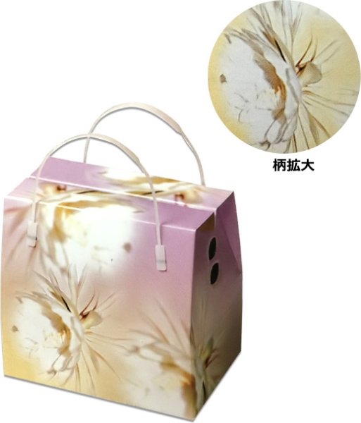 画像2: 送料無料・メモリアルボックス(仏事用ダンボール箱)「月花」全3種「60枚・50枚・40枚」 (2)