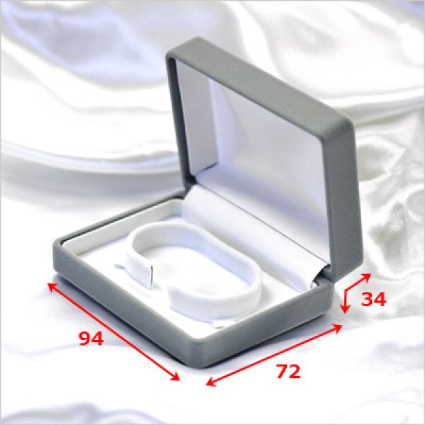 画像4: 送料無料・ジュエリー用ケース フロッキーシリーズ 94×72×34mm「10セット」(イヤリング・ピアス・タイ止め・カフス・ブレスレット・ペンダントヘッド用)全3色 (4)