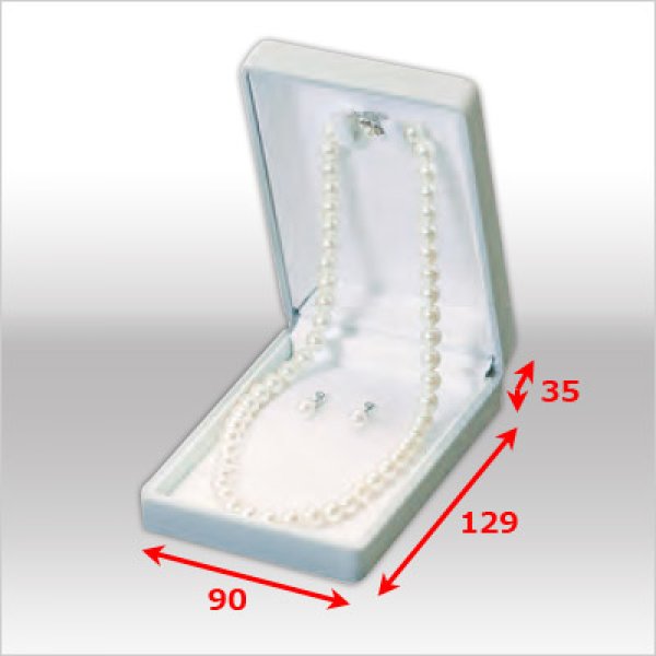 画像5: 送料無料・ジュエリー用ケース フロッキーシリーズ 90×129×35mm「10セット」(ネックレス、イヤリング、リング)全4色 (5)