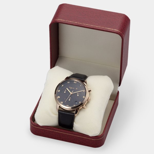 画像3: 送料無料・アクセサリー用ギフト箱 時計ケース「CB-101W・BR」 外寸：95×95×55mm「6個」ウォッチ、ブレスレット用 (3)