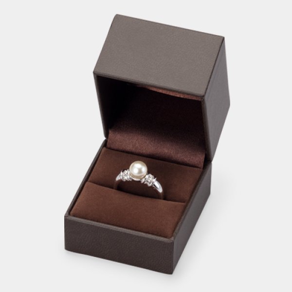 画像4: 送料無料・アクセサリー用ギフト箱 CB-4000シリーズ（1） 外寸：45×50×50mm「12個」（リング、イヤリング、ピアス、ネックレス、幅広リング）全5色 (4)