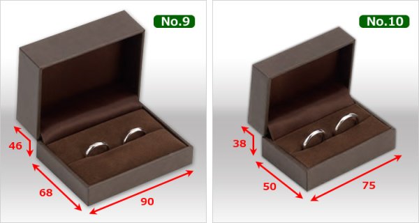画像3: 送料無料・ジュエリー用ケース CB-4000シリーズ「12セット」(リング・ペアリング用)全2サイズ・全5色 (3)